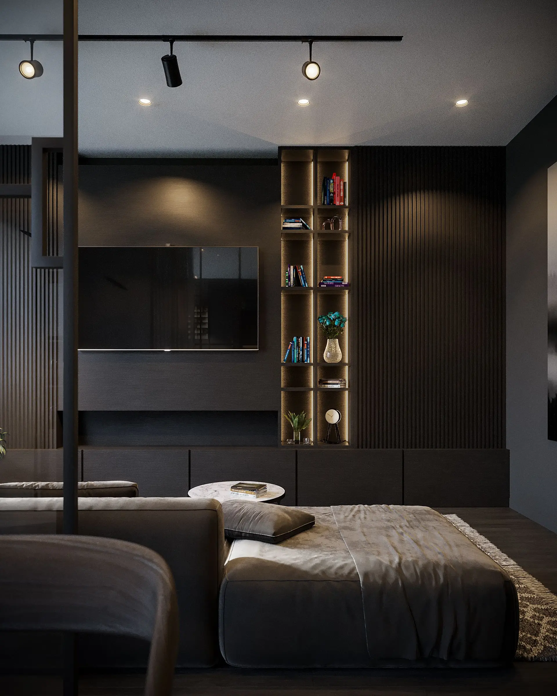 Modernes Wohnzimmer Vorher Nachher