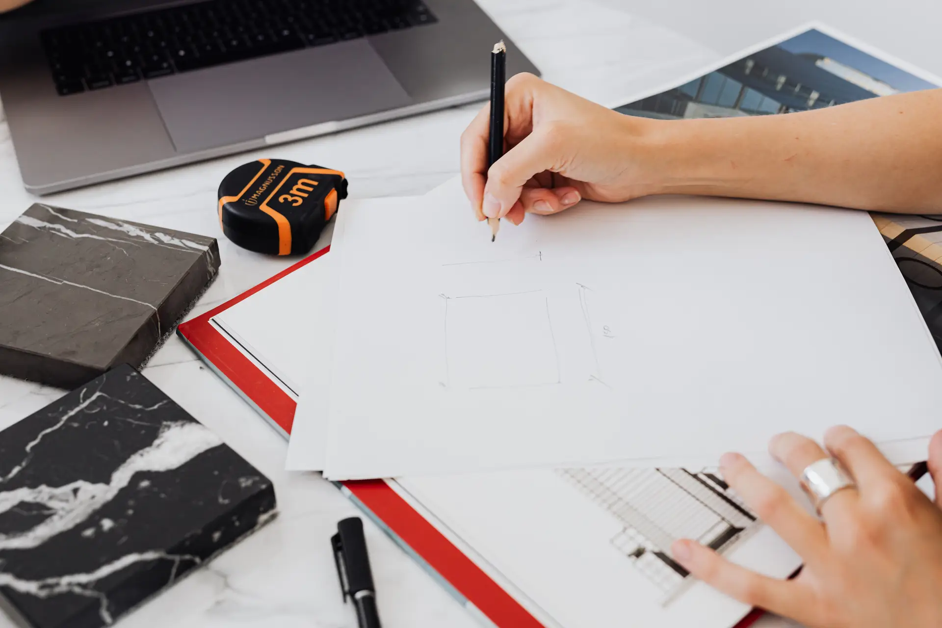 Materialstudie und Designprozess